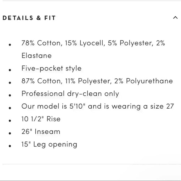 *NWT* Veronica Beard Jeans Carolyn Baby Boot Jeans, Size 25 - Picture 11 of 11